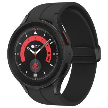 Ceas Smartwatch Samsung Galaxy Watch 5 Pro, 45mm, Bluetooth, Android, SM-R920NZKAEUE, Black Titanium