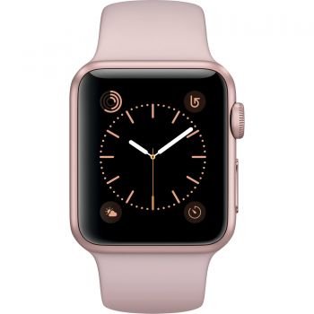 Apple Watch 2 38mm Rose Gold Aluminium Case, Pink Sand Sport Band