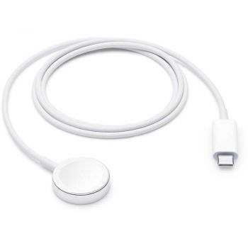 Cablu de incarcare pentru Apple Watch, Magnetic, Type C, 1m