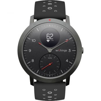 Smartwatch Withings Steel HR Sport, Negru