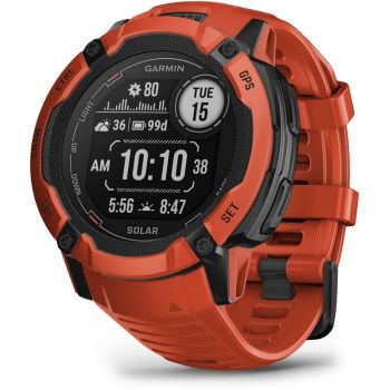 SmartWatch Garmin Instinct 2X Solar, Flame Red