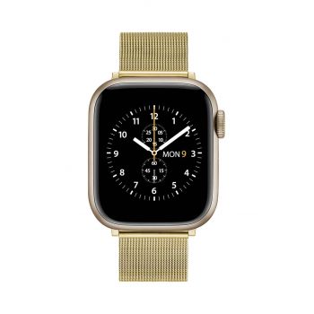 Daniel Wellington curea pentru apple watch Smart Watch Mesh strap G 18mm culoarea auriu