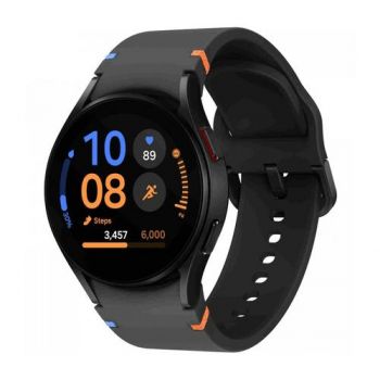 Ceas inteligent Smartwatch Samsung Galaxy Watch FE SM-R861, Procesor Exynos W920 Dual-Core, Ecran Super AMOLED 1.2inch, 40mm, 1.5GB RAM, 16GB Flash, GPS, Wi-Fi, NFC, Senzor Samsung BioActive (Negru)