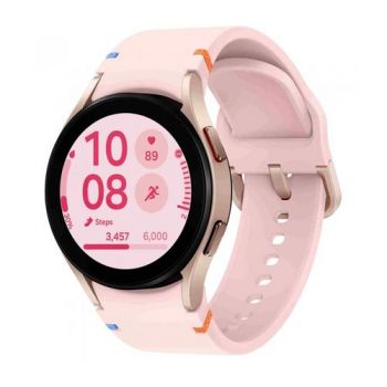 Ceas inteligent Smartwatch Samsung Galaxy Watch FE SM-R861, Procesor Exynos W920 Dual-Core, Ecran Super AMOLED 1.2inch, 40mm, 1.5GB RAM, 16GB Flash, GPS, Wi-Fi, NFC, Senzor Samsung BioActive (Roz/Auriu)