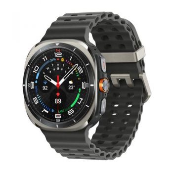 Ceas inteligent Smartwatch Samsung Galaxy Watch Ultra LTE L705, Ecran Super AMOLED 1.5inch, 47 mm, Wi-Fi, Galaxy AI, 4G (Argintiu)