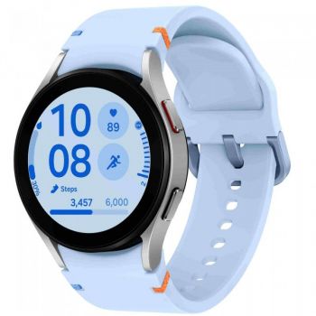 SmartWatch Samsung Galaxy Watch FE, 40 mm, Silver, Wi-Fi, Bluetooth, GPS, NFC, Rezistent la apa