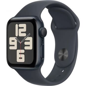 Apple Watch SE2 2024, GPS, 40 mm, Midnight Aluminium Case, Midnight Sport Band, M/L