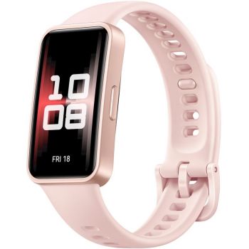 Bratara fitness Huawei Band 9, Charm Pink Body cu Charm Pink Fluoroelastomer Strap