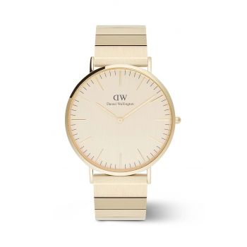 Daniel Wellington ceas barbati, culoarea auriu, DW00100779