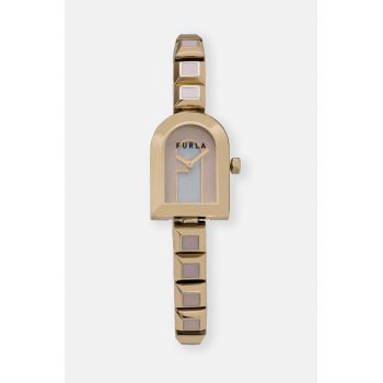 Furla ceas femei, culoarea auriu, WW00035003L2