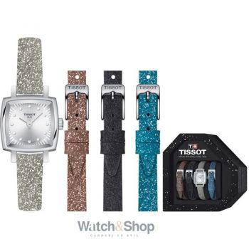 Ceas Tissot TISSOT Mod. LOVELY W-Diamonds Special pack + 3 extra straps