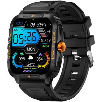 Colmi Ceas inteligent Colmi P76 smartwatch (black and orange)