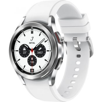 Samsung Ceas smartwatch Samsung Galaxy Watch4, 42mm, LTE, Classic, SILVER